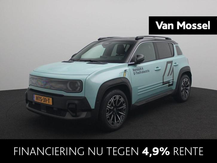 Renault 4 E-Tech electric comfort range iconic 52 kWh | Demo, Auto's, Renault, Bedrijf, Te koop, Overige modellen, ABS, Achteruitrijcamera