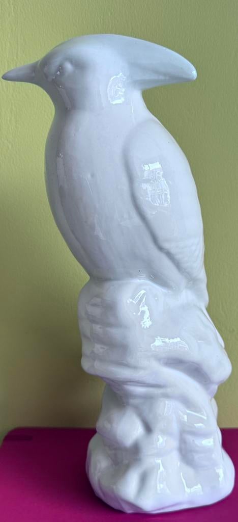 Pol’s Potten witte vogel van porselein - spaarpot, Ophalen of Verzenden, Zo goed als nieuw, Dier
