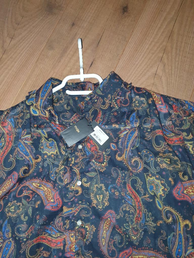 Blouse merk Maje maat 0 (S)  100% cotton, Maje, Ophalen, Nieuw