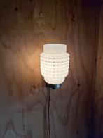 Vintage jaren vijftig wandlamp, Huis en Inrichting, Lampen | Wandlampen, Ophalen of Verzenden, Gebruikt, Glas, Vintage