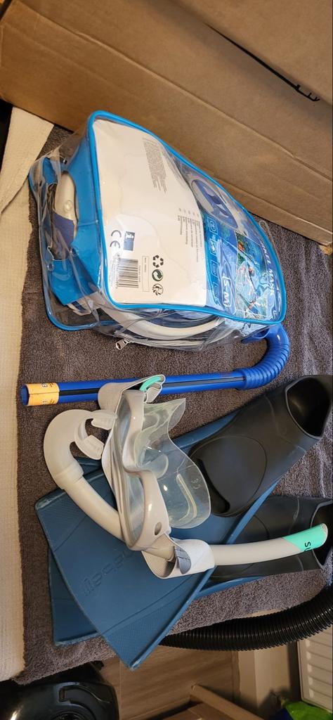 Duikset: Duikbril, Snorkel en Zwemvliezen, Watersport en Boten, Duiken, Ophalen, Gebruikt, Duikbril of Snorkel