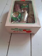 Oud doosje gekleurde kerstballen, klokjes, Diversen, Kerst, Ophalen of Verzenden