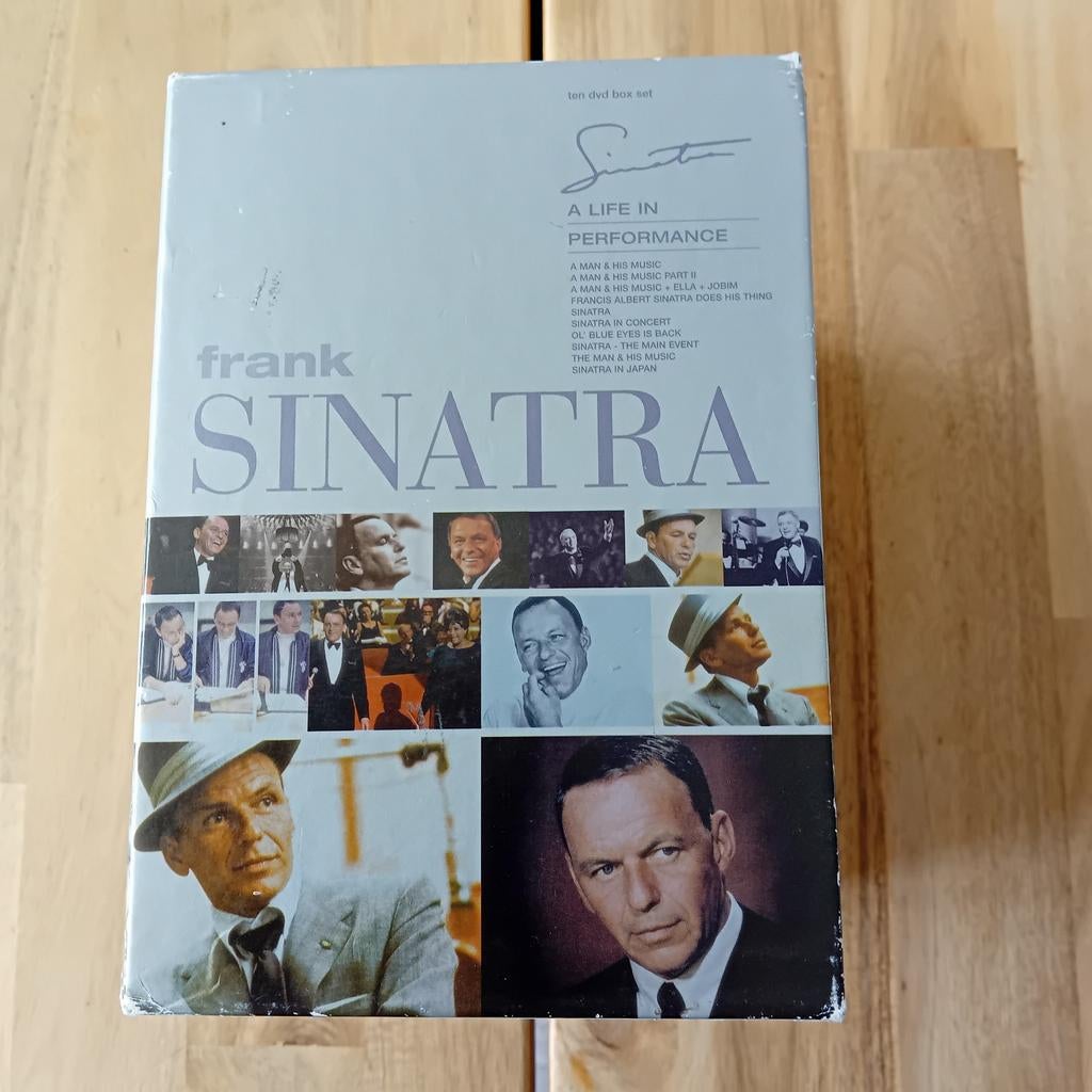 Frank Sinatra - A Life in Performance - 10 DVD Boxset, Alle leeftijden, Boxset, Muziek en Concerten, Ophalen of Verzenden