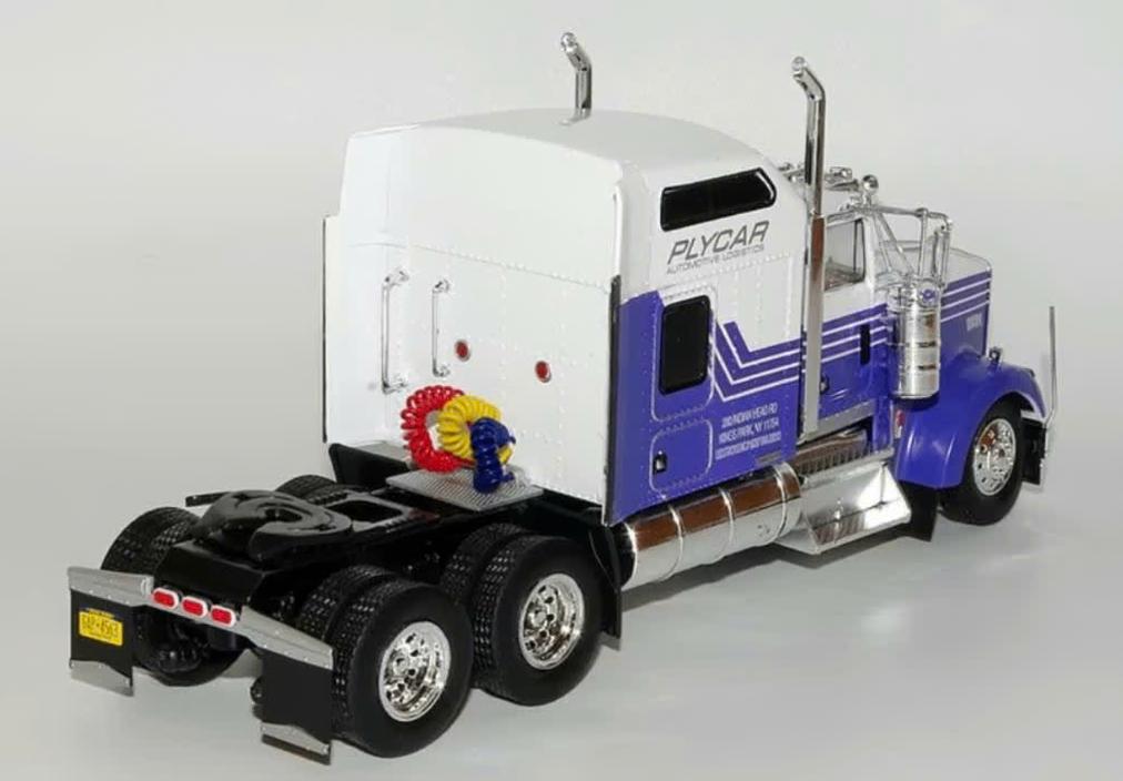 Kenworth W900 1990 PLYCAR schaal 1/43 serie USA TRUCKS # 45, Hobby en Vrije tijd, Verzenden, Nieuw, Bus of Vrachtwagen, Overige merken