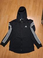 Zwart Adidas vest maat 164, Kinderen en Baby's, Kinderkleding | Maat 164, Adidas, Gebruikt, Verzenden, Jongen of Meisje