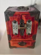 Oud Chinees sieradenkistje met jade, Antiek en Kunst, Ophalen of Verzenden