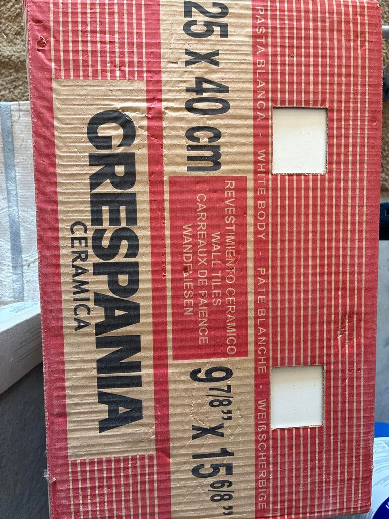 Grespania Wandtegels 25x40 cm - Nieuw in doos, Doe-het-zelf en Verbouw, Nieuw, Ophalen of Verzenden, 20 tot 40 cm, Minder dan 5 m²