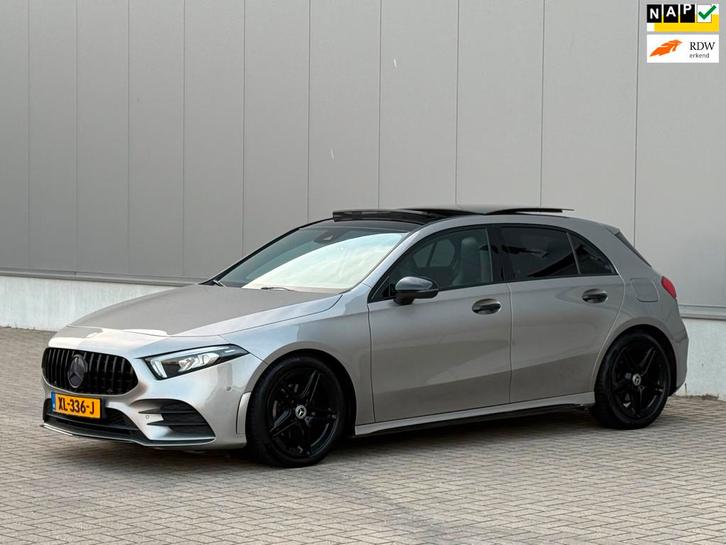 Mercedes-Benz A-klasse 180 AMG PANO NAP NIGHT PACK, Auto's, Mercedes-Benz, Bedrijf, Te koop, A-Klasse, ABS, Achteruitrijcamera