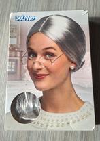 Grijze pruik voor musical of toneelstuk, Ophalen of Verzenden, Zo goed als nieuw, Toneelattributen of Onderdelen