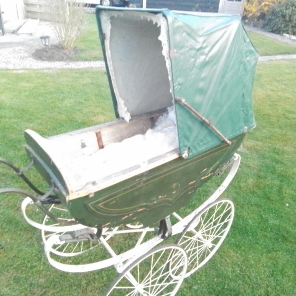 Antieke Kinderwagen, Gebruikt, Stoelenco@hotmail.com, Ophalen of Verzenden, Nb