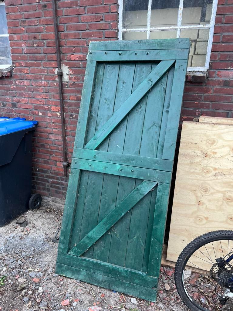 2 nette staldeuren, Ophalen of Verzenden, Zo goed als nieuw, 150 tot 200 cm, Hout