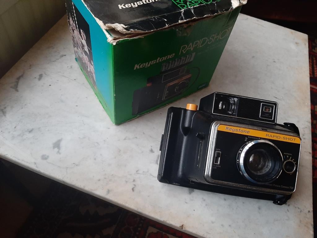 Keystone Rapid-Shot Camera 750 met originele doos, Ophalen of Verzenden, Gebruikt, Compact, Overige Merken