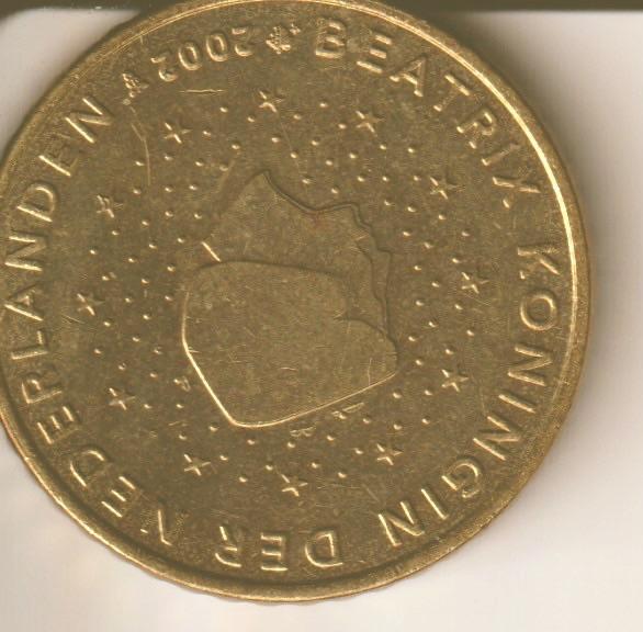 50 cent 2002 nederland, Verzenden, Overige landen, 50 cent