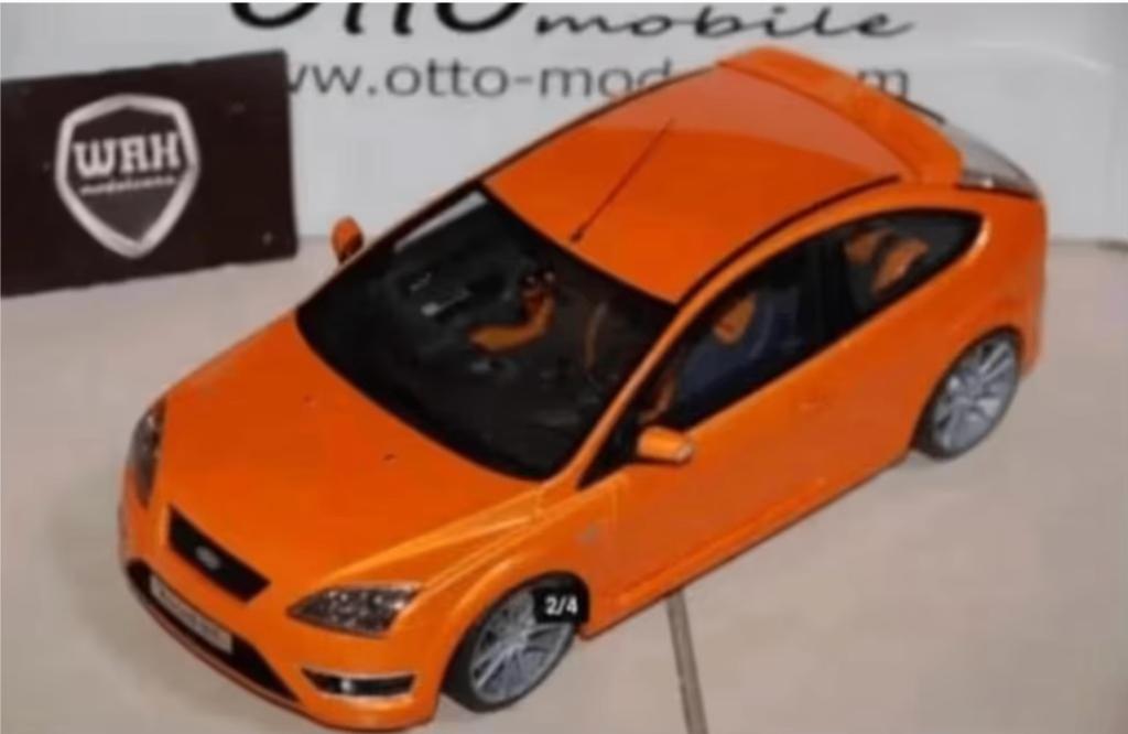 1:18 FORD FOCUS ST MK2 orange CUSTOM OT961 Otto mobile WRH, Hobby en Vrije tijd, Modelauto's | 1:18, Verzenden, Zo goed als nieuw