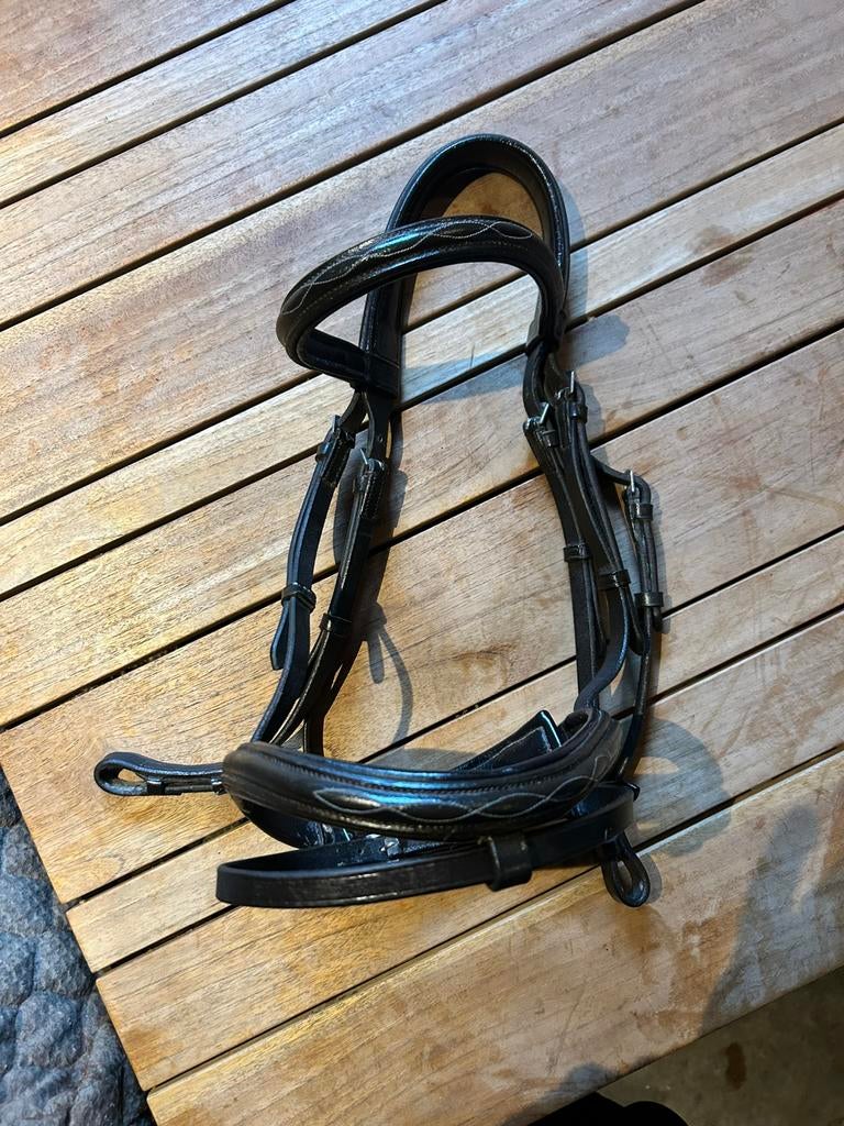 Bruin hoofdstel full, Ophalen of Verzenden, Zo goed als nieuw, Dressuur