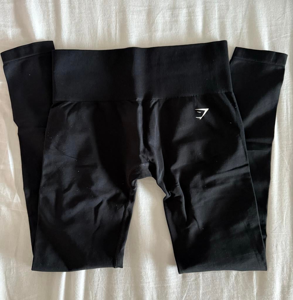 Gymshark sportlegging zwart - Maat S, Kleding | Dames, Sportkleding, Zwart, Ophalen of Verzenden, Maat 36 (S), Fitness of Aerobics