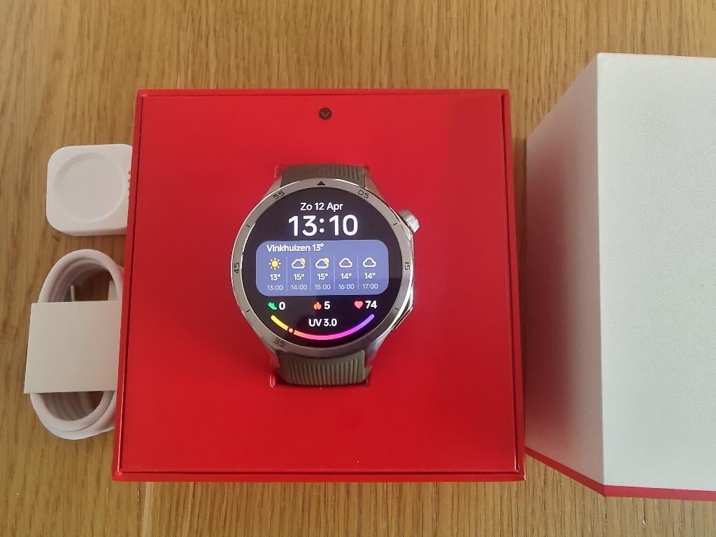OnePlus Watch 3 46mm Emerald Green in zeer goede staat, Sieraden, Tassen en Uiterlijk, Smartwatches, Oneplus, Ophalen of Verzenden
