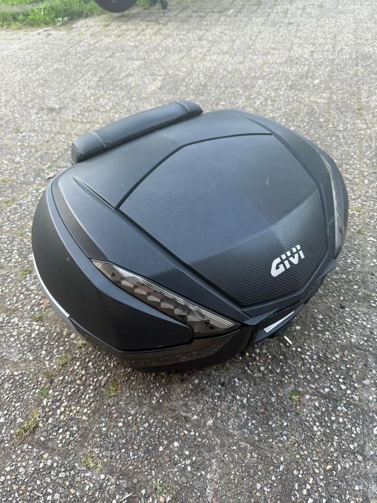 Givi Topkoffer V47 Monokey met rugleuning, Ophalen, Gebruikt
