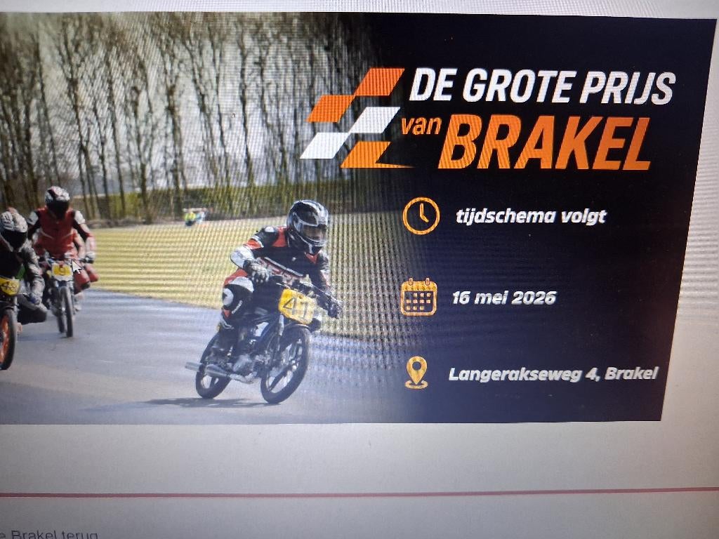 kreidler  sowb race  grote prijs van brakel, Verzenden, Nieuw, Overige typen