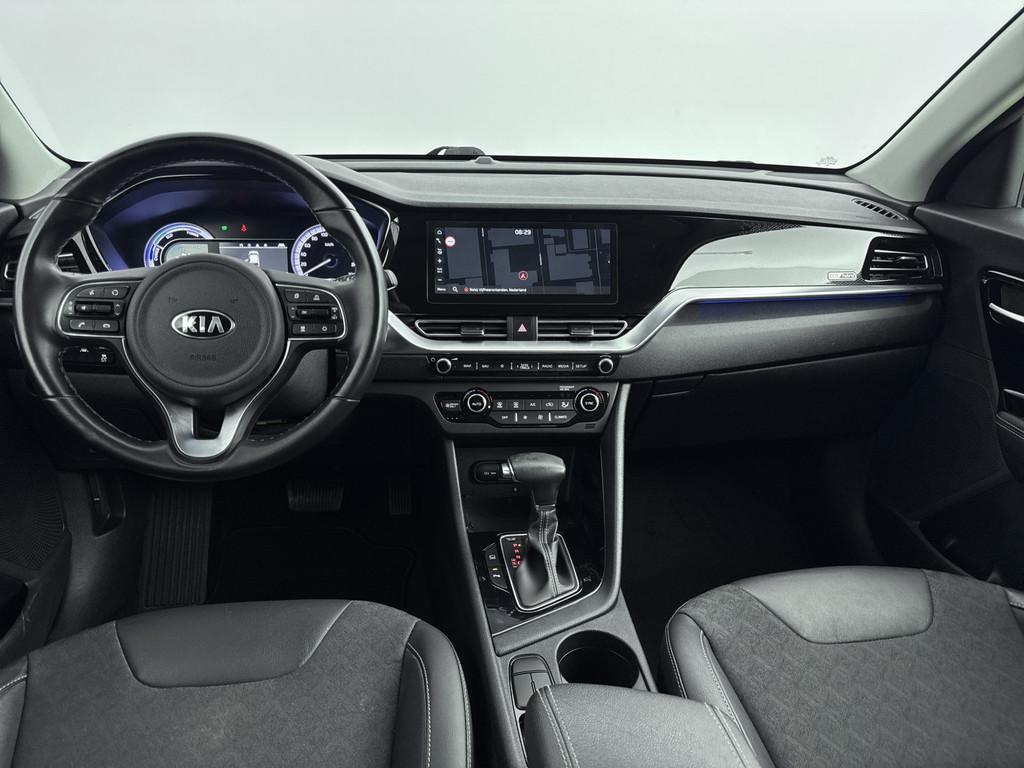 Kia Niro - 1.6 GDi Hybrid DynamicLine // TREKHAAK // APPLECA, Gebruikt, Blauw, Leder en Stof, Adaptive Cruise Control