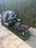 Gazelle Cabby bakfiets met huif, Gebruikt, Huif, Ophalen of Verzenden, 2 kinderen