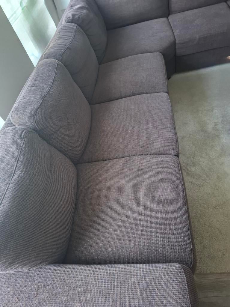 Te koop ruime hoekbank, Huis en Inrichting, Banken | Bankstellen, Ophalen, Gebruikt, Vierpersoons of meer