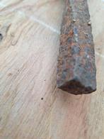 Oude Zware Smeedijzeren Staaf, Ophalen of Verzenden