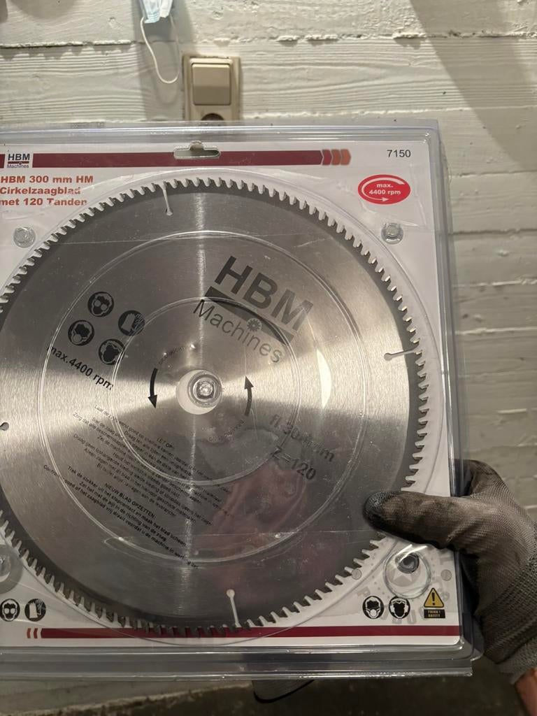 Cirkelzagagblad HDM 300 mm HM met 120 tanden, Ophalen of Verzenden, Zo goed als nieuw, 1200 watt of meer, 70 mm of meer