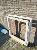 Hardhouten draaikiep raam HR++ glas nieuw!, Raamkozijn, Nieuw, 75 tot 150 cm, Hout