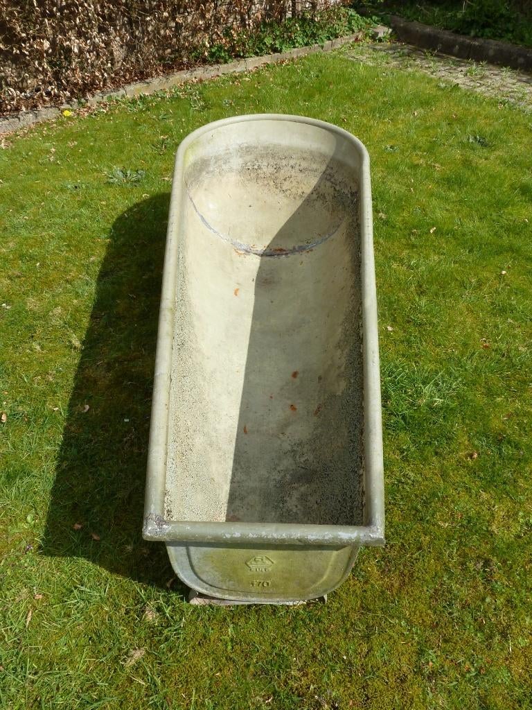 Vintage Zinken Badkuip Sulo 170 Liter Tuindecoratie / Vijver, Ophalen