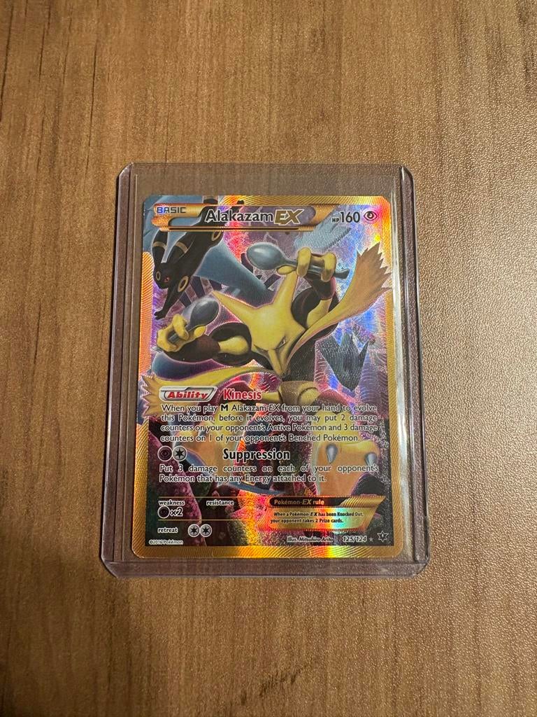 Alakazam EX Pokémon Kaart - Full Art Holo, Hobby en Vrije tijd, Verzamelkaartspellen | Pokémon, Ophalen of Verzenden, Zo goed als nieuw