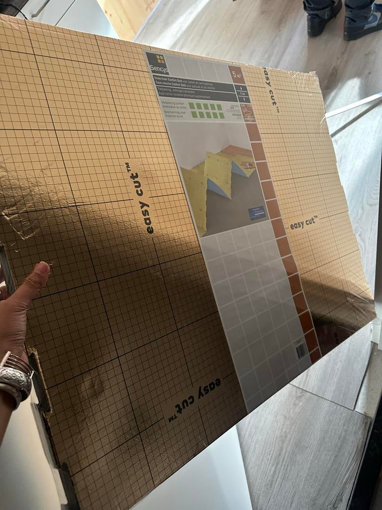 Sencys laminaat ondervloer 10dB, 5mm, 5m², 50 tot 150 cm, Overige typen, Nieuw, Kunststof