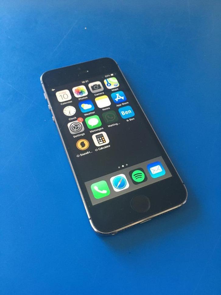 iphone 5s, Telecommunicatie, Mobiele telefoons | Apple iPhone, Gebruikt, 16 GB, Zonder abonnement, Zonder simlock, iPhone 5S, Zilver