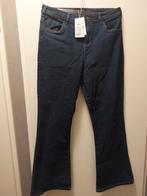 Donkerblauwe flared jeans van Flash by Zizzi maat 44, Ophalen of Verzenden, Nieuw, Blauw, W33 - W36 (confectie 42/44)
