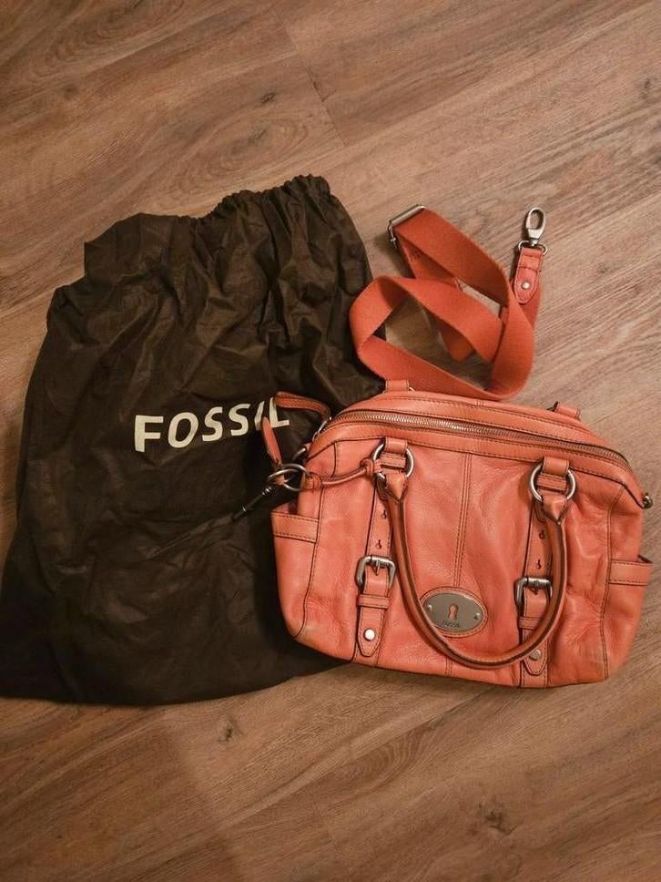 Fossil Schoudertas, Overige merken, Gebruikt, Bruin, Ophalen of Verzenden