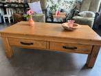 Salontafel eiken industrieel, Huis en Inrichting, Ophalen, Gebruikt, 100 tot 150 cm, 50 tot 100 cm