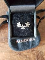 Pandora zilveren ring, 3 bloemetjes, maat 16/50, Ophalen of Verzenden, Dame, Zilver, Zilver