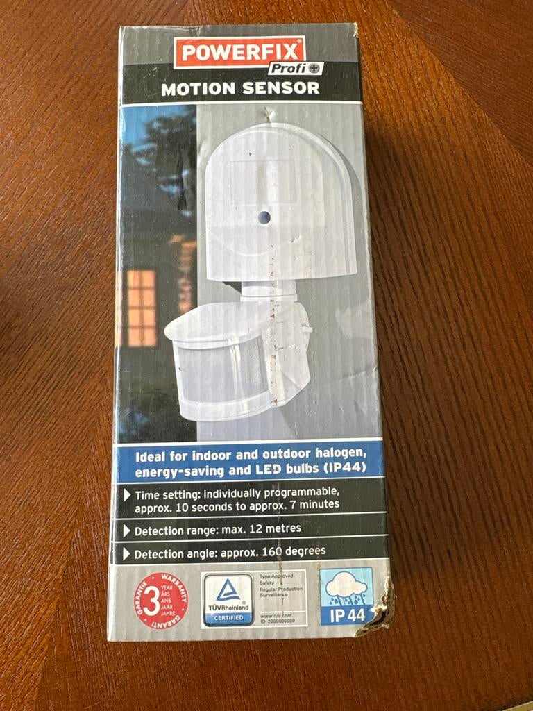 POWERFIX Profi Bewegingsmelder IP44, Doe-het-zelf en Verbouw, Ophalen of Verzenden, Nieuw, Overige typen