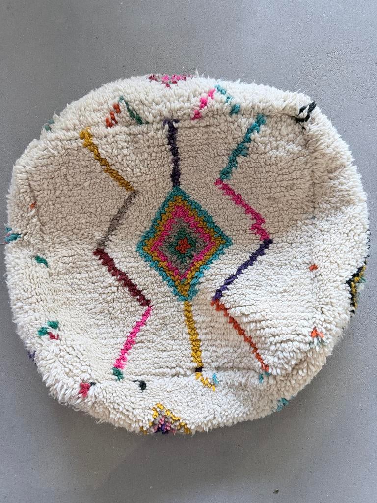 Marokkaanse poef 55x25 cm - Zelf vullen, Huis en Inrichting, Banken | Voetenbanken en Poefen, Vierkant, Ophalen of Verzenden, Zo goed als nieuw