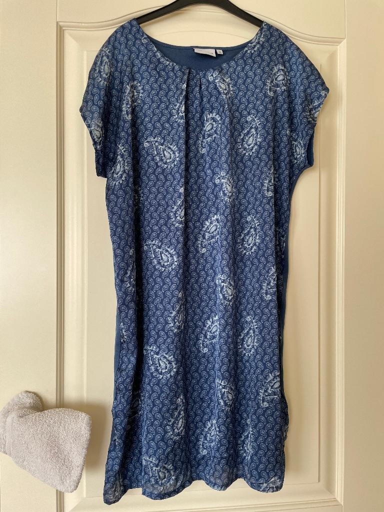 Blauwe jurk, maat 42, Trend One, zgan, Maat 42/44 (L), Verzenden, Blauw, Trend One