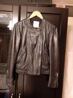 Zwart leren jasje Mango maat 36, Ophalen of Verzenden
