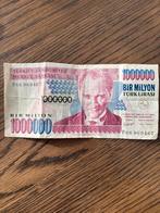 Turkse Lira biljet uit 1970 - 1 Miljoen Lira, Ophalen of Verzenden, Overige landen, Los biljet