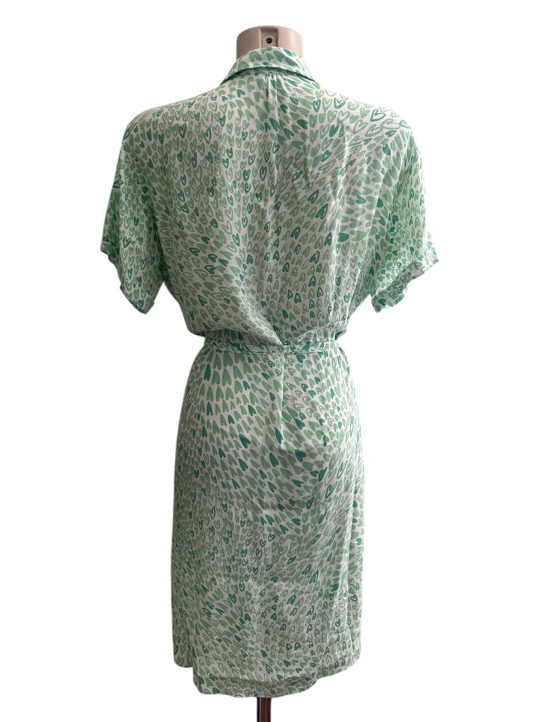 Fabienne Chapot jurk L, Ophalen of Verzenden, Zo goed als nieuw, Onder de knie, Groen