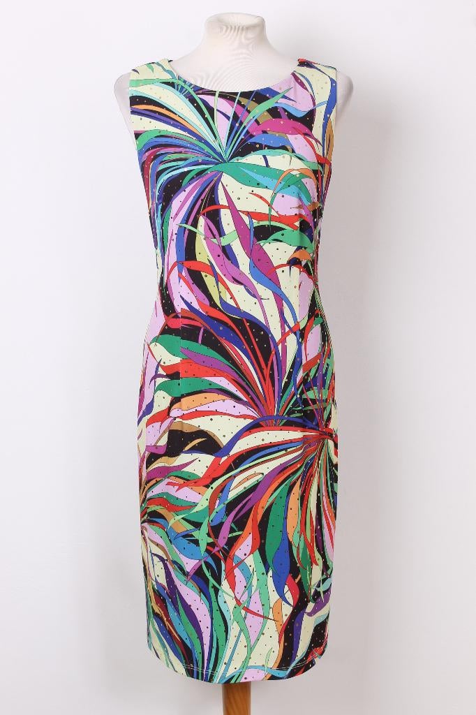 Lente! Multicolor jurk JOSEPH RIBKOFF maat 40, Maat 38/40 (M), Overige kleuren, Joseph Ribkoff, Ophalen of Verzenden