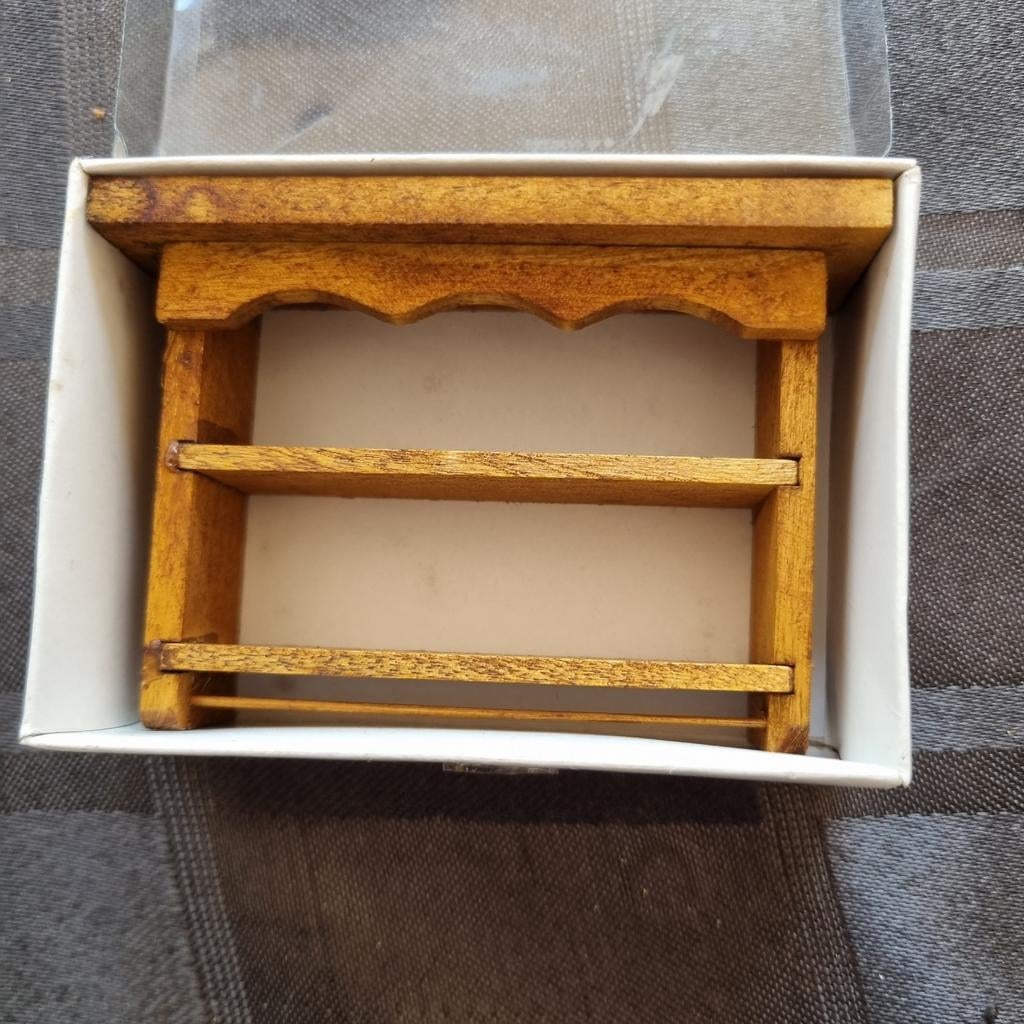 Nieuw Miniatuur Poppenhuis Kastje/Rekje, Ophalen of Verzenden, Nieuw, Toebehoren