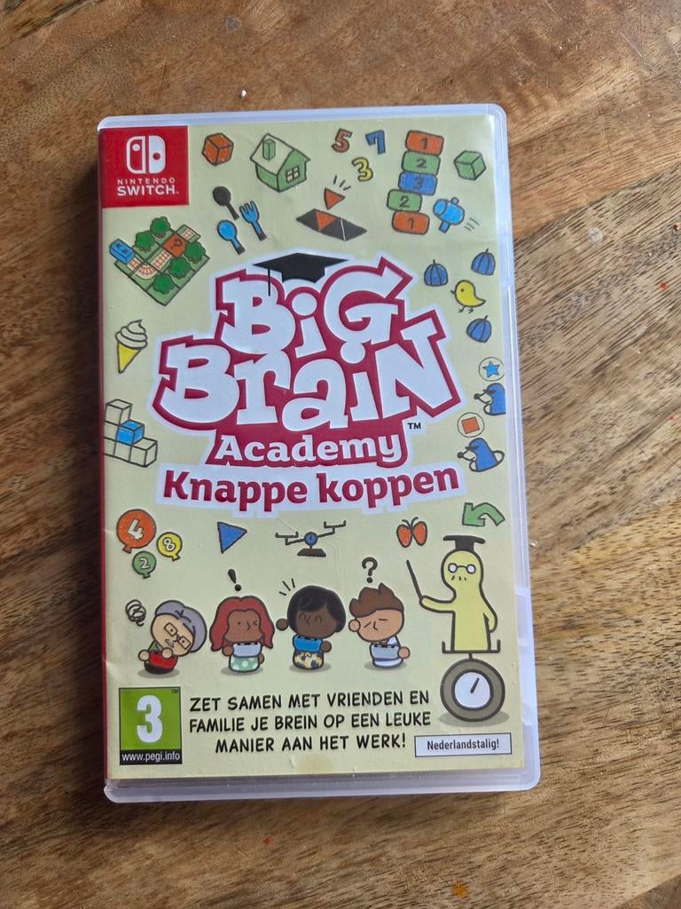 Big Brain Academy: Knappe Koppen - Nintendo Switch, Puzzel en Educatief, Eén computer, Ophalen of Verzenden, Zo goed als nieuw