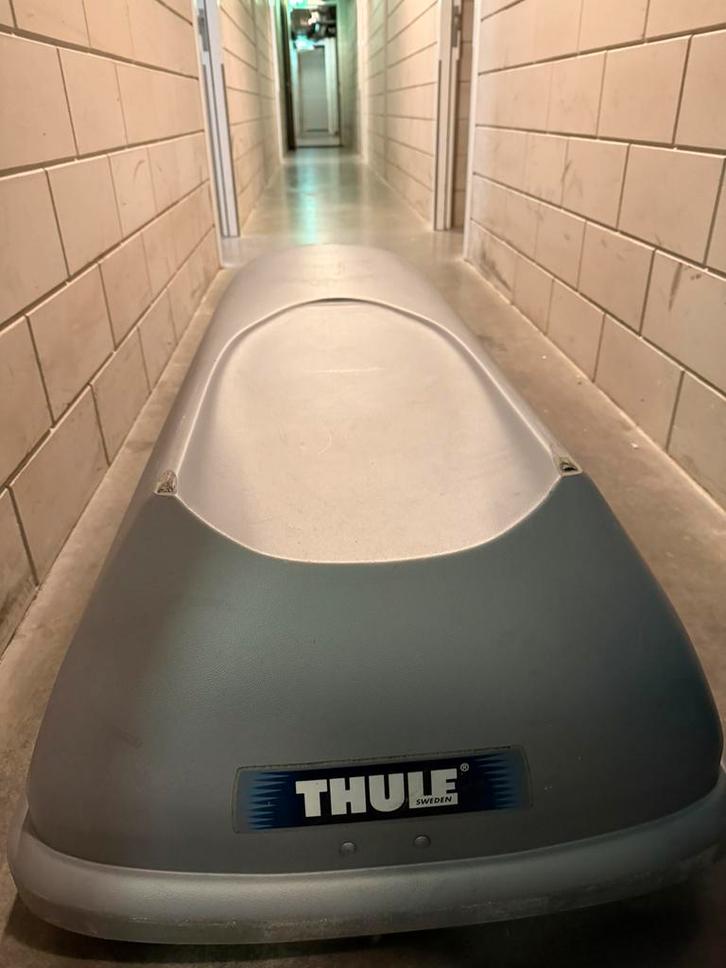 Dakkoffer Thule Alpine 700 – ruime skibox / dakkoffer, Auto diversen, Dakkoffers, Zo goed als nieuw, Ophalen