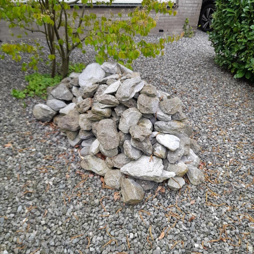 Breuksteen grijs., Tuin en Terras, Ophalen