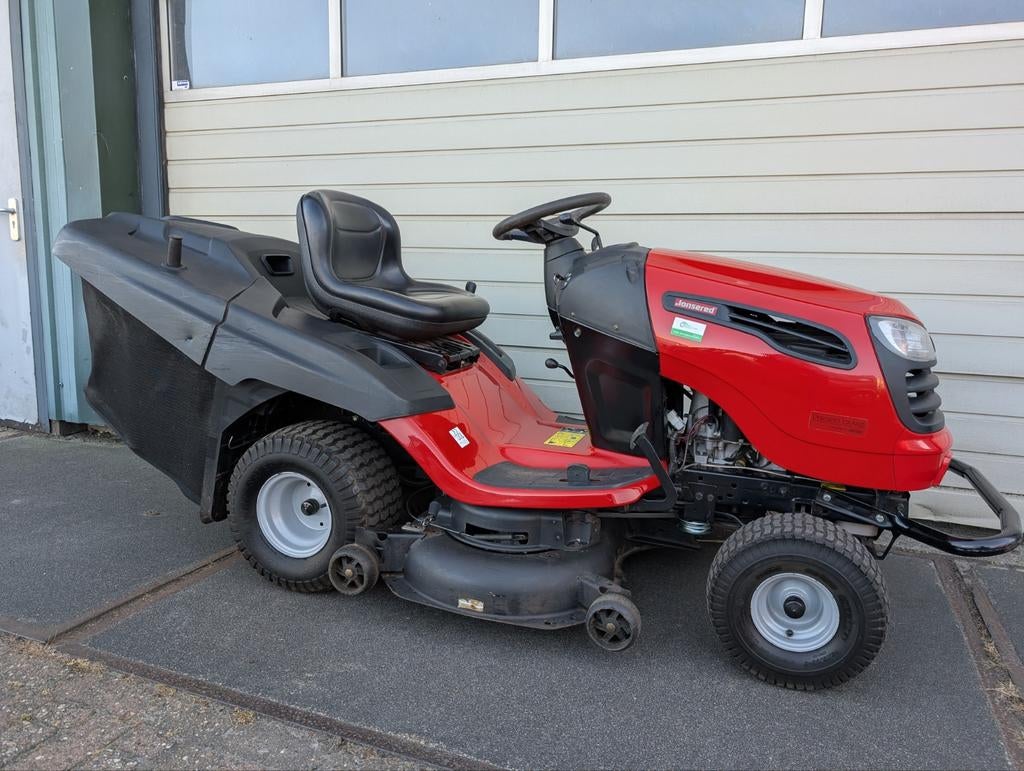 Nette zware Jonsered LT2320 CMA2! 2 cil.20pk! opvang/mulch!, Tuin en Terras, Gebruikt, Ophalen of Verzenden, Jonsered, 90 tot 120 cm