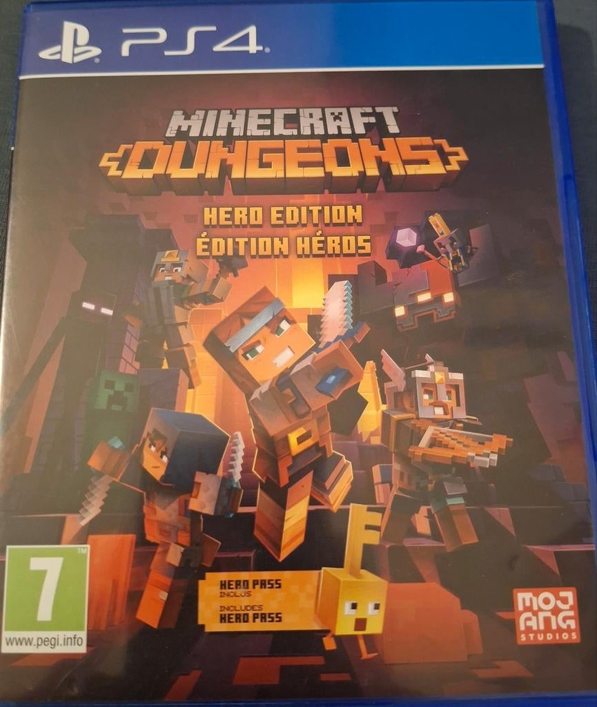 Minecraft dungeons voor ps4, Spelcomputers en Games, Games | Sony PlayStation Vita, Avontuur en Actie, 1 speler, Ophalen of Verzenden